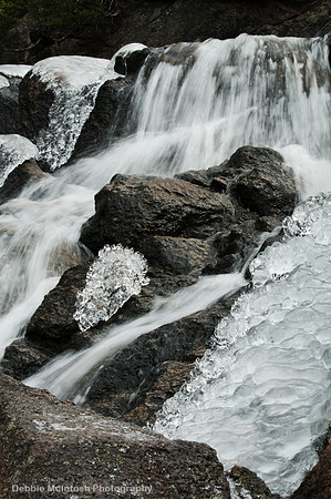 Ice waterfall